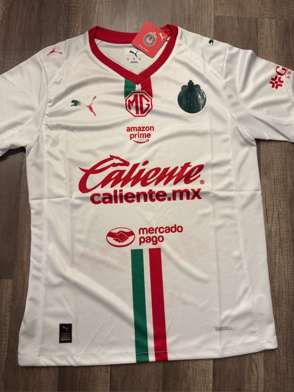 Club deportivo, Guadalajara, Chivas, Away, soccer, Jersy, size XL